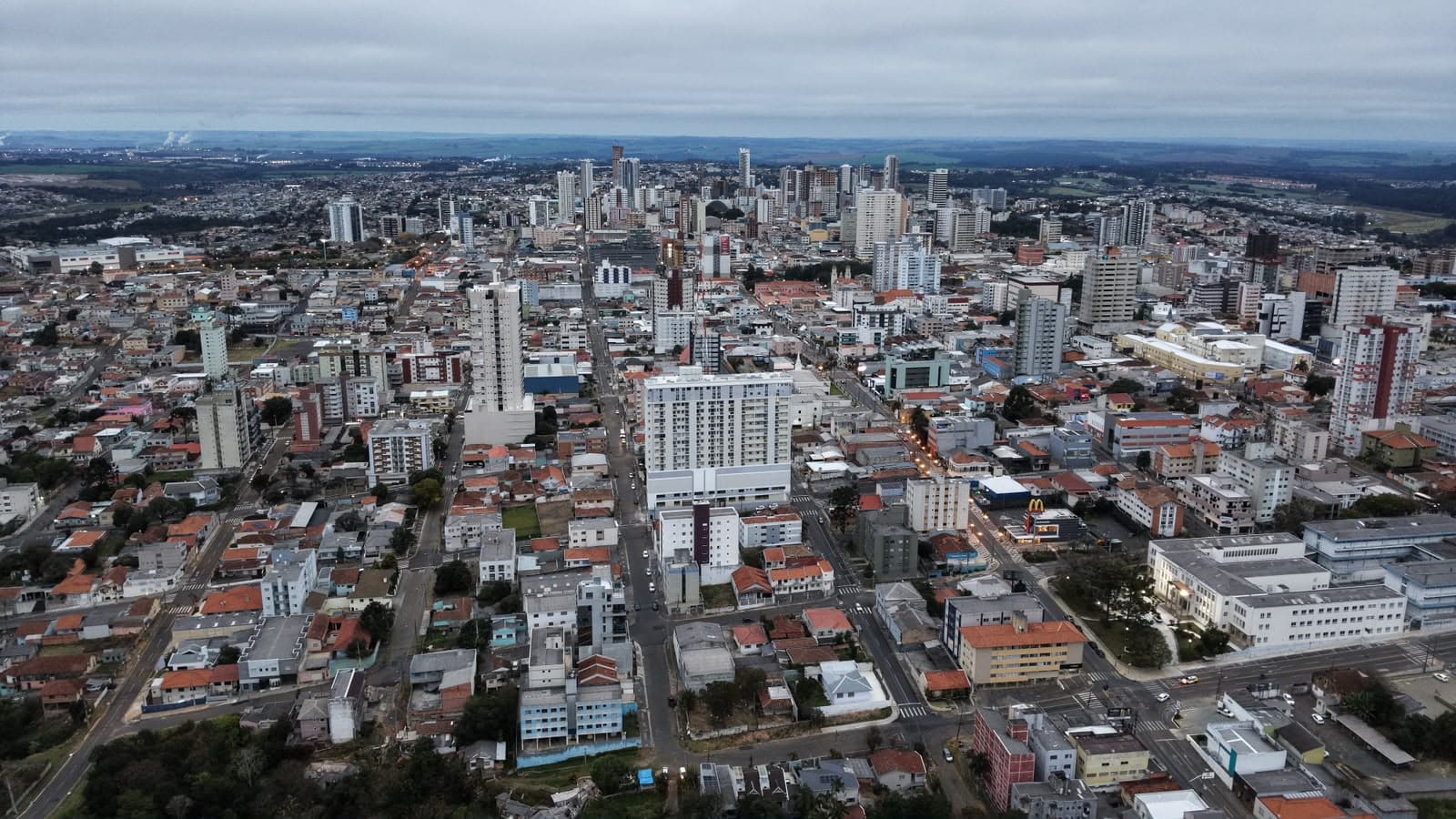 Terça-feira começa com tempo nublado em Ponta Grossa e região