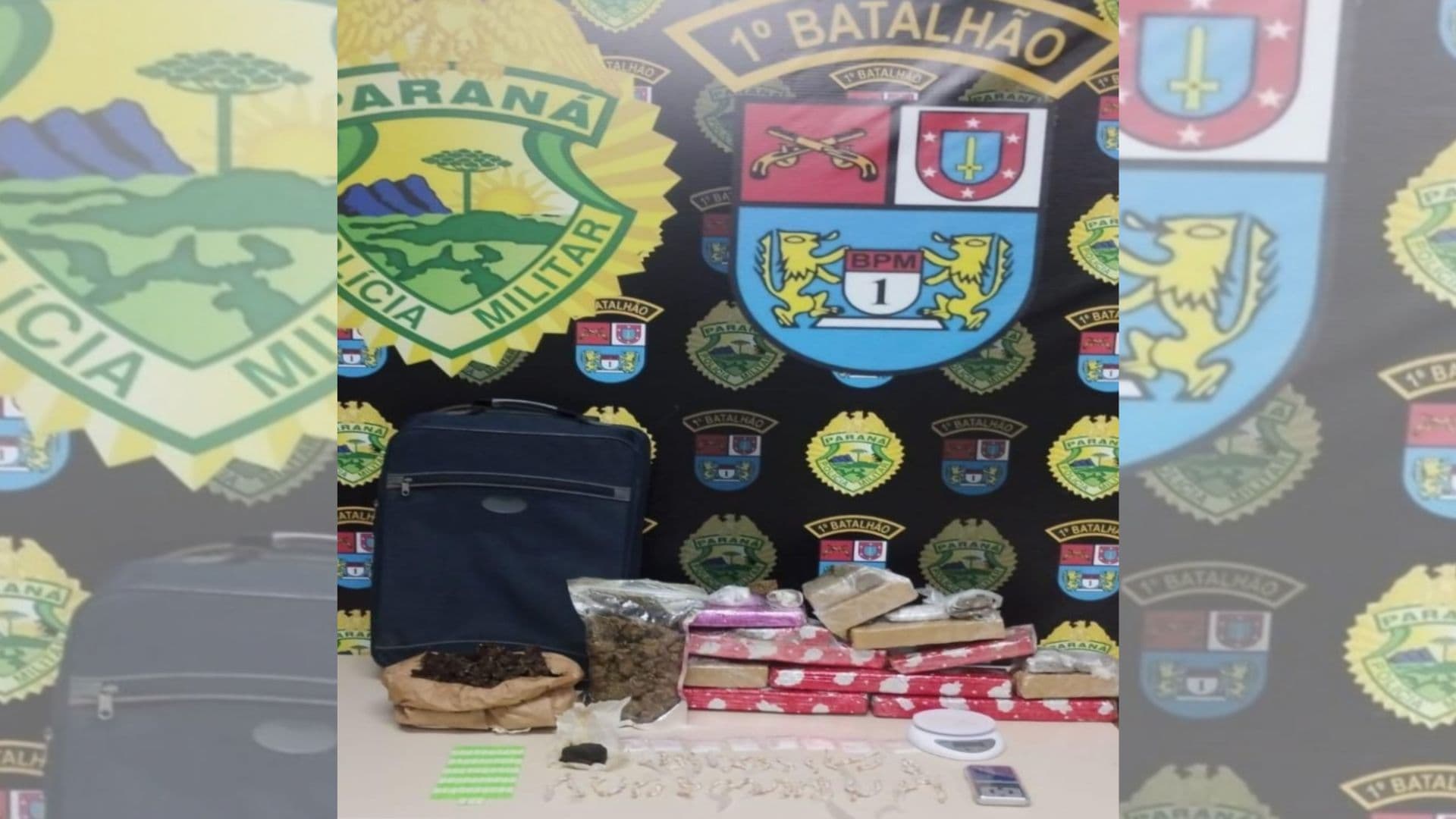 PM apreende mais de 7 quilos de drogas e comprimidos de ecstasy em Ponta Grossa 