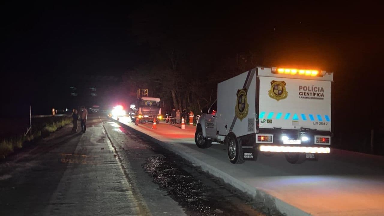 Trabalhador morre após ser atropelado por caminhão na PR-151, em PG