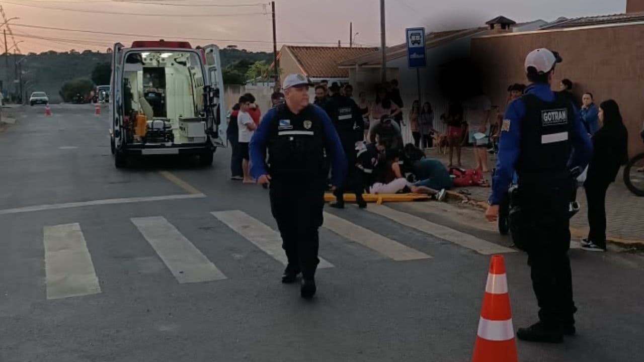 Motorista de aplicativo atropela dois irmãos e deixa local sem prestar socorro em Ponta Grossa