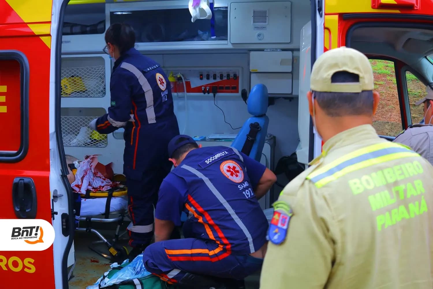 Urgente: Homem é agredido a tijoladas e fica em estado grave em PG