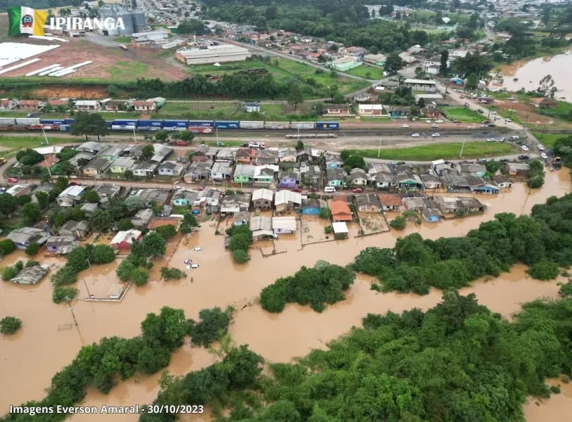 Ipiranga atualiza locais que estão sem acessos por conta das fortes chuvas
