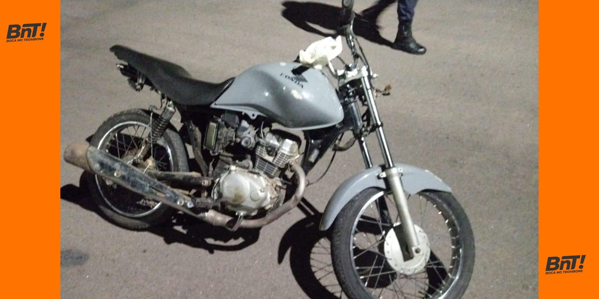 Guarda Municipal recupera motocicleta furtada em bairro de PG