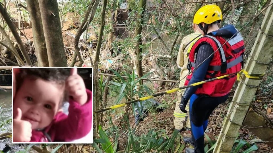 Criança de 2 anos é encontrada morta em córrego em Guarapuava