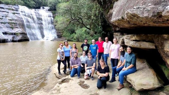 Alunos do mestrado de geografia do IFPR visitam pontos turísticos em Jaguariaíva