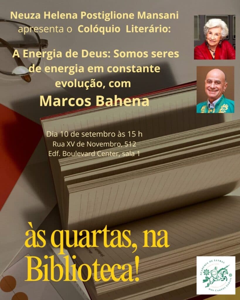 Colóquio Literário em Ponta Grossa abre série na Biblioteca Paranista