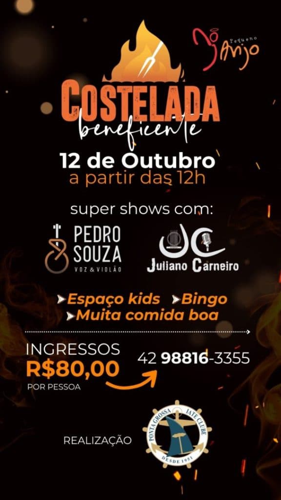 Iate Clube promove Costelada Beneficente em prol do Pequeno Anjo