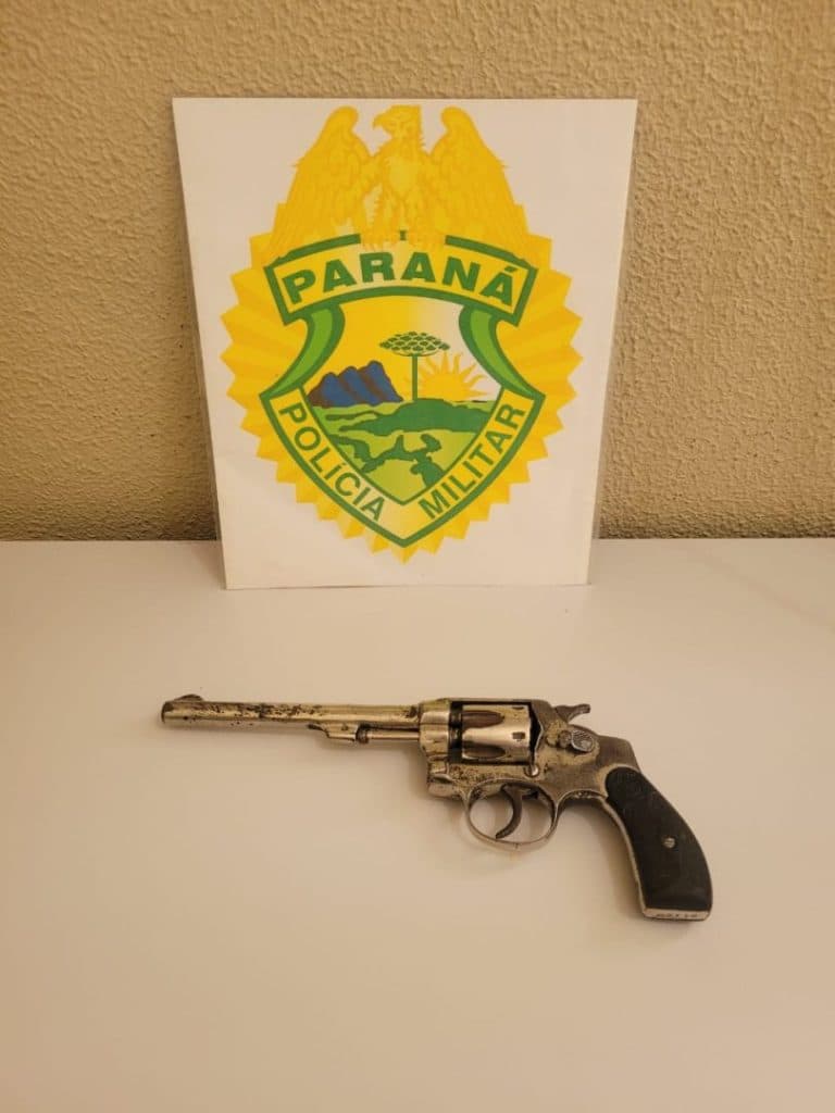 Polícia Militar apreende adolescente armado em Castro