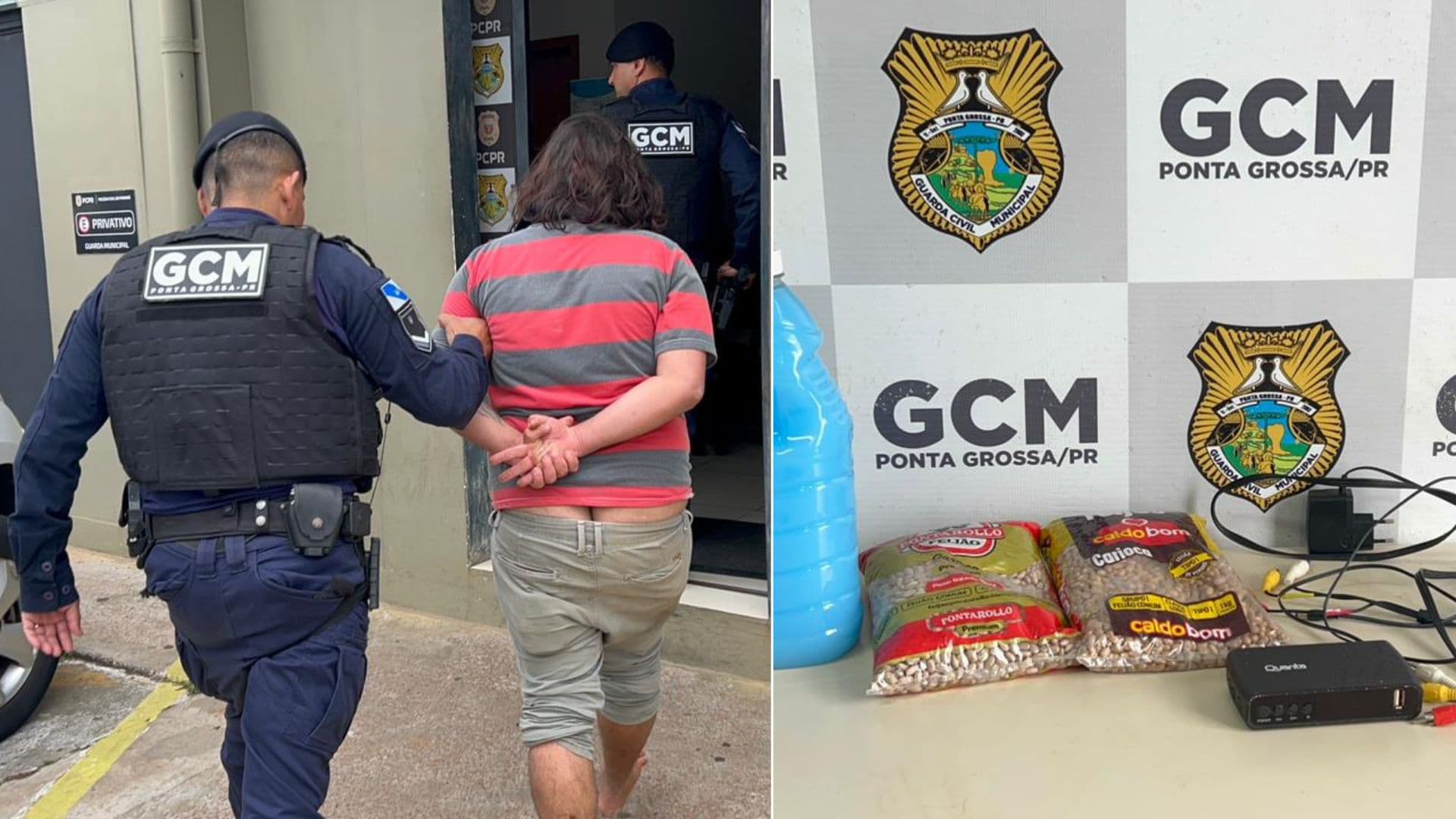 Neto ameaça avó de morte, furta objetos e é preso pela GCM em Ponta Grossa