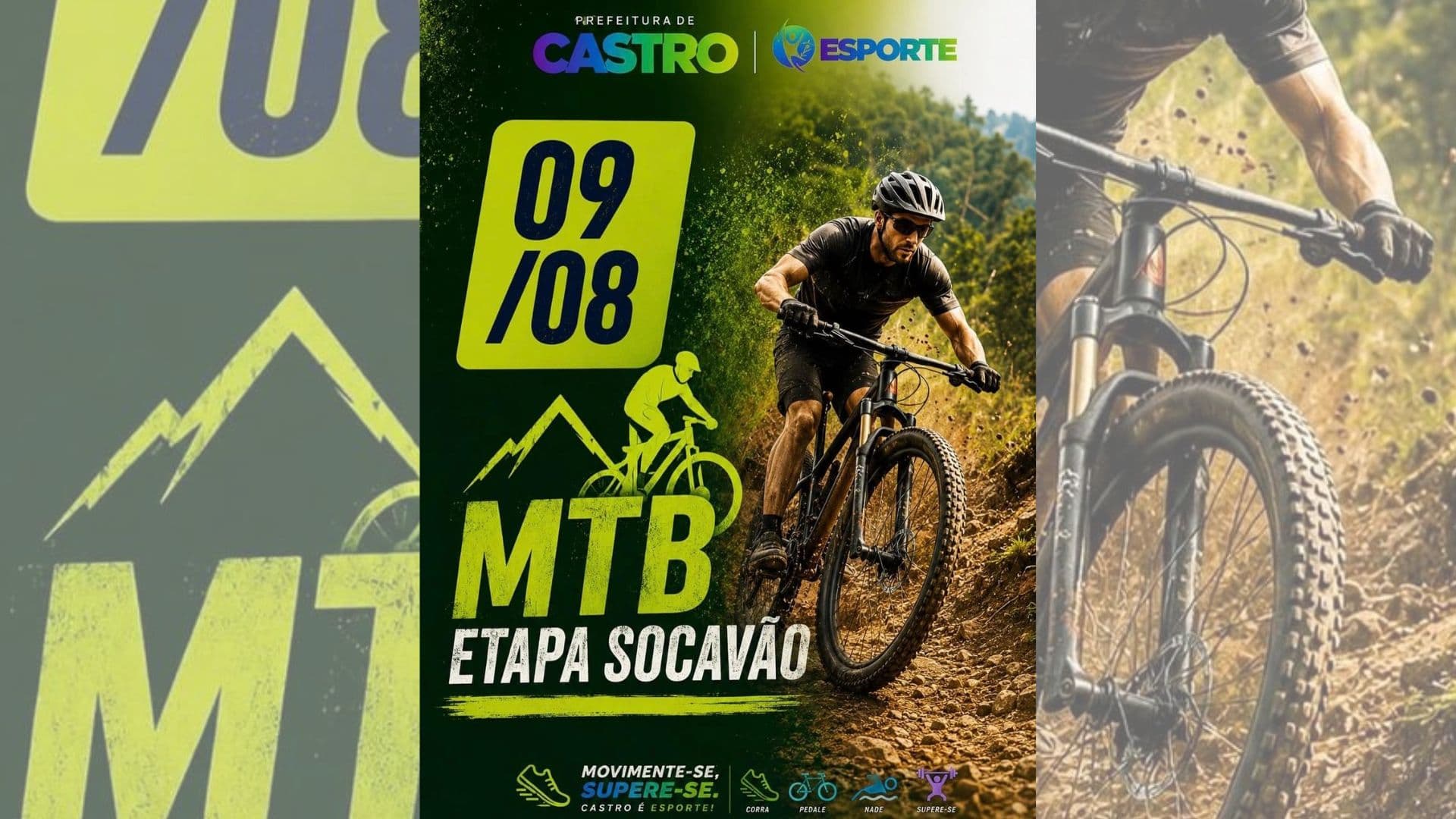 Castro abre inscrições para Desafio de MTB Etapa Socavão no dia 9 de agosto