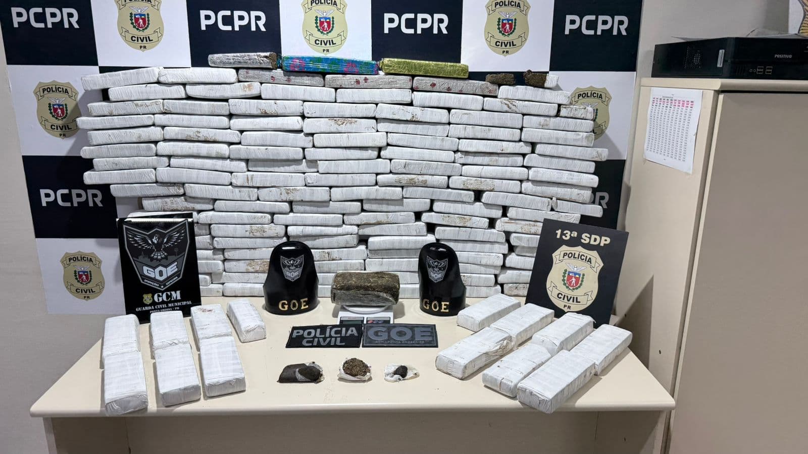 Operação em PG desarticula grupo e prende chefe e outras três pessoas contra o tráfico de drogas