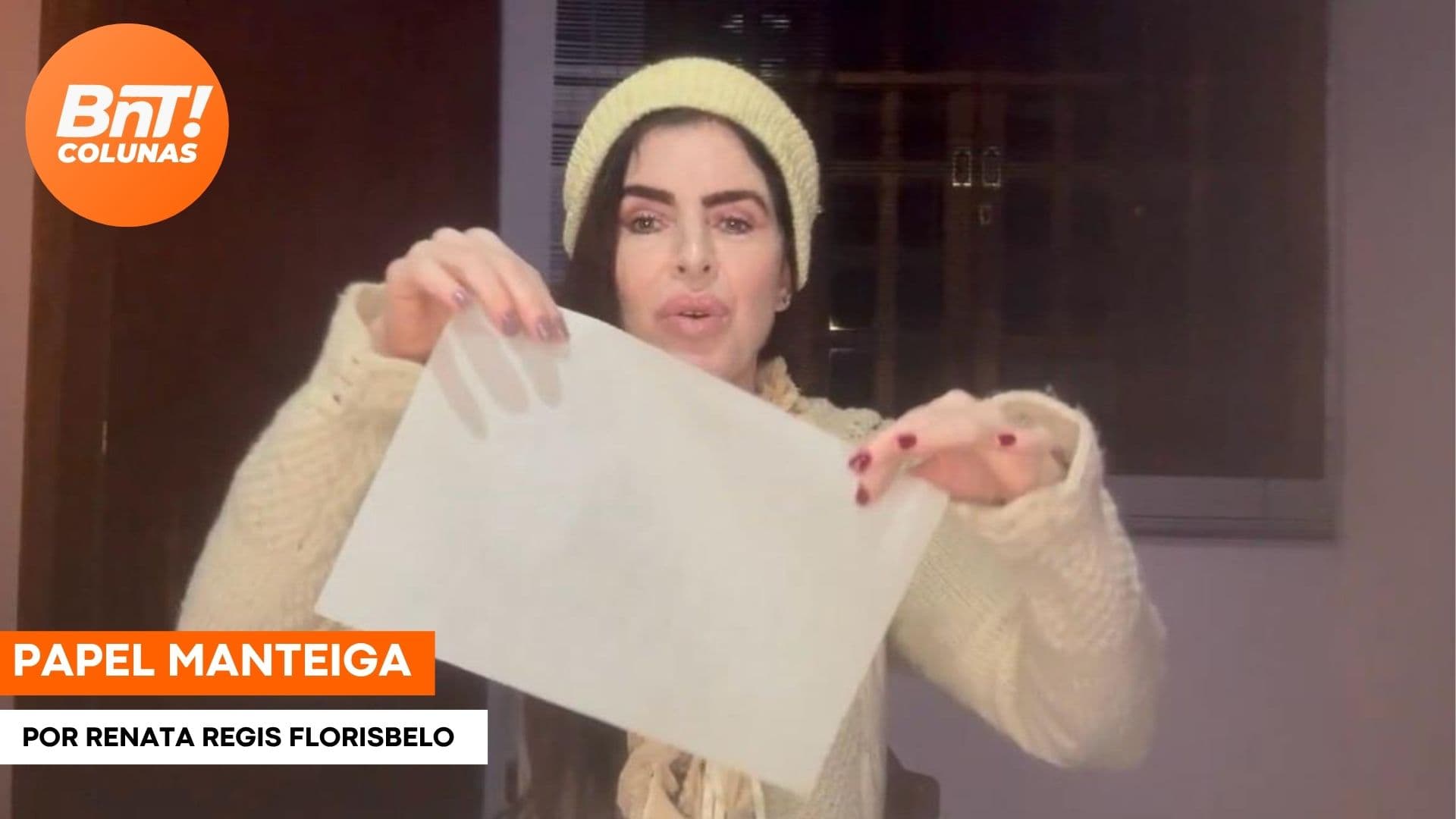 Papel manteiga, por Renata Régis Florisbelo