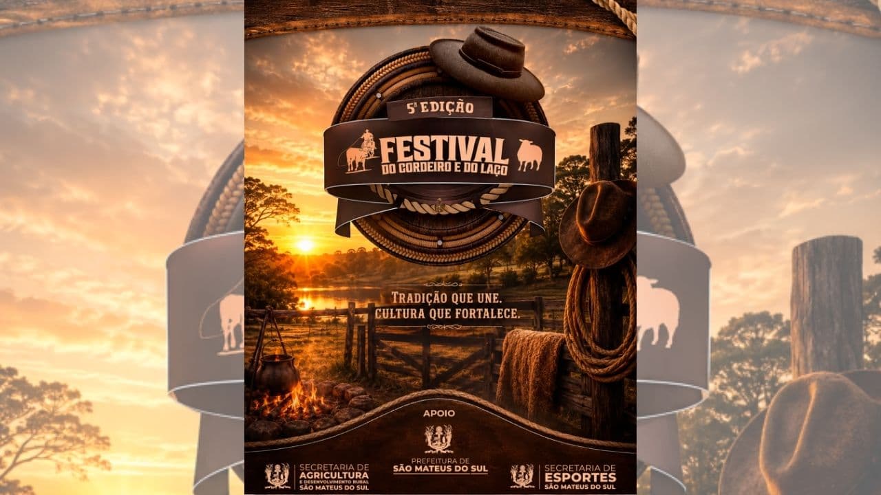 São Mateus do Sul recebe a 5ª edição do Festival do Cordeiro e do Laço neste fim de semana