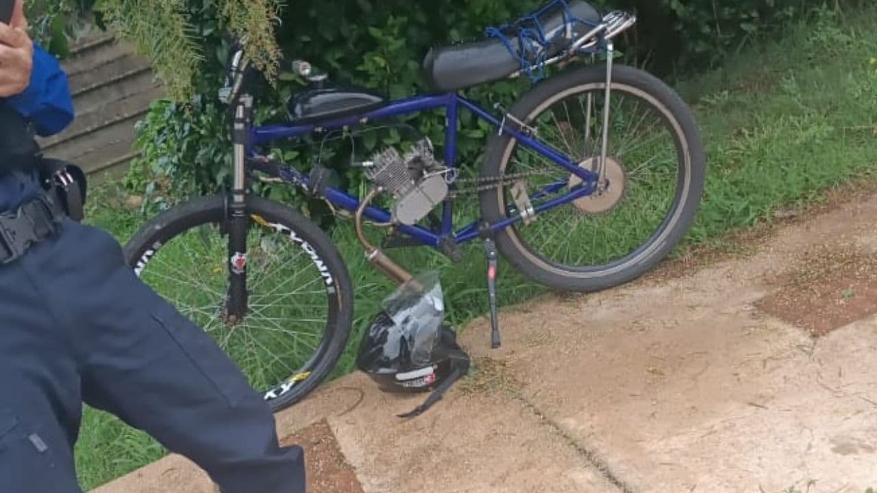 Adolescente é flagrado com bicicleta motorizada irregular em Ponta Grossa