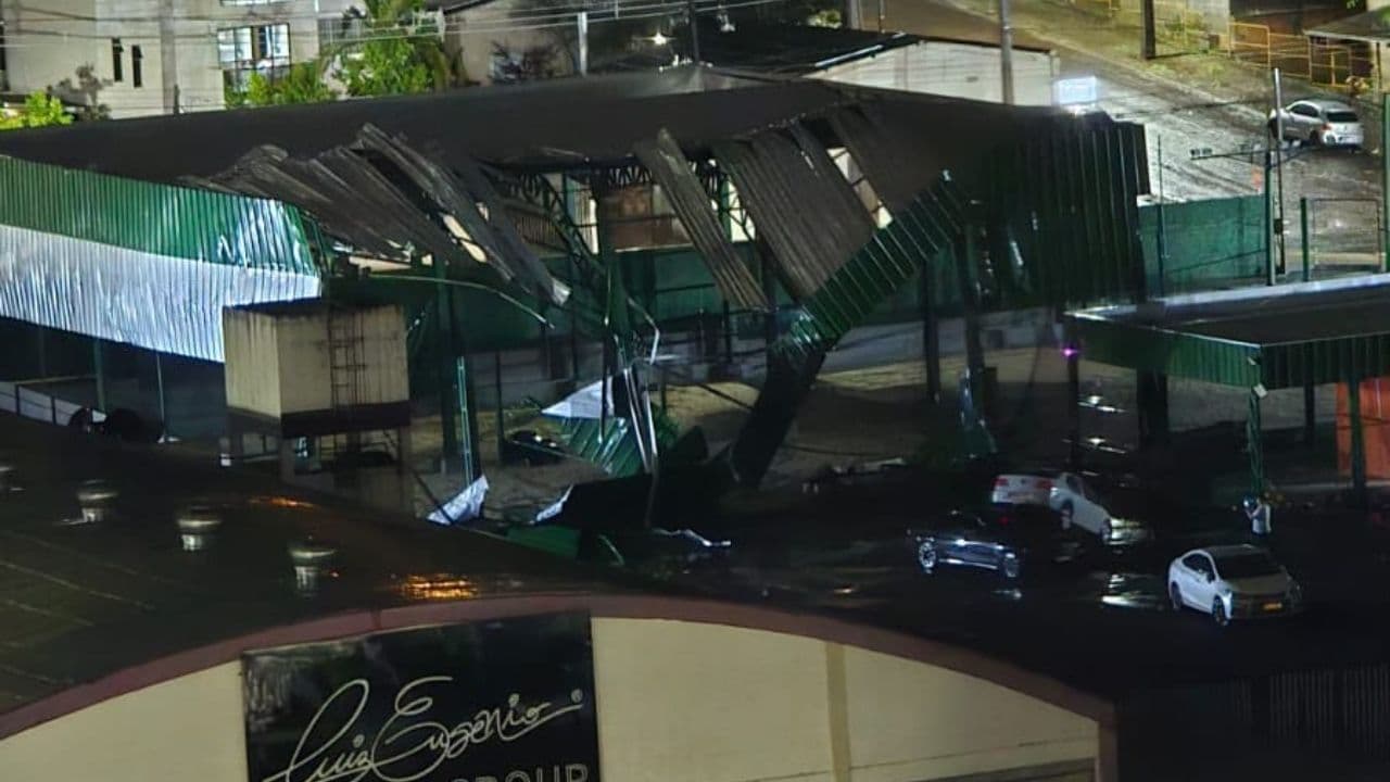 Possível tornado e ventos de forte intensidade atingem cidades do Paraná nesta segunda-feira