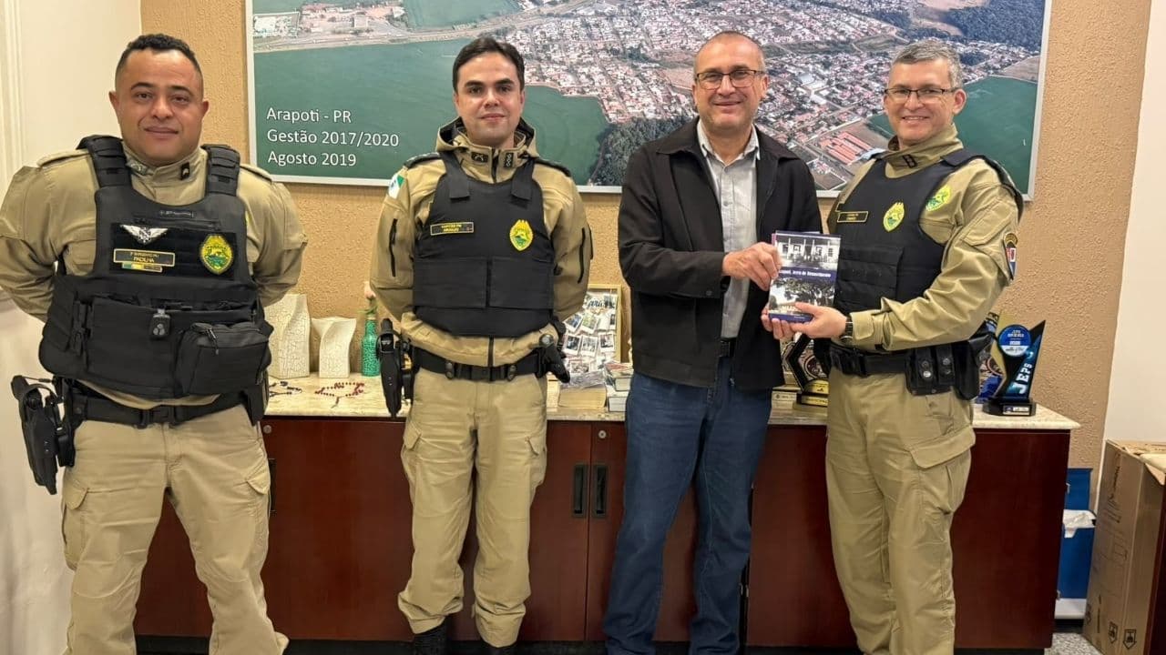 Comandante da PM visita Piraí do Sul, Arapoti e Jaguariaíva para fortalecer segurança