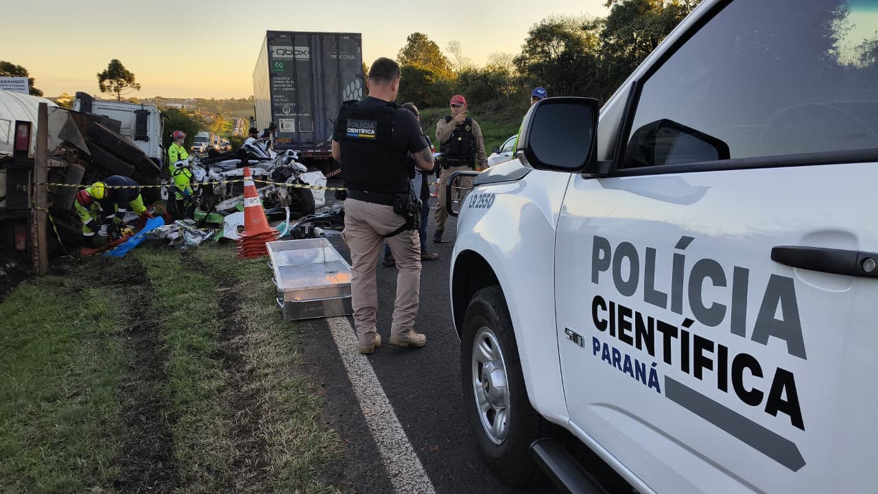 'Foi Deus': motorista diz que quase morreu em acidente fatal na PR-151