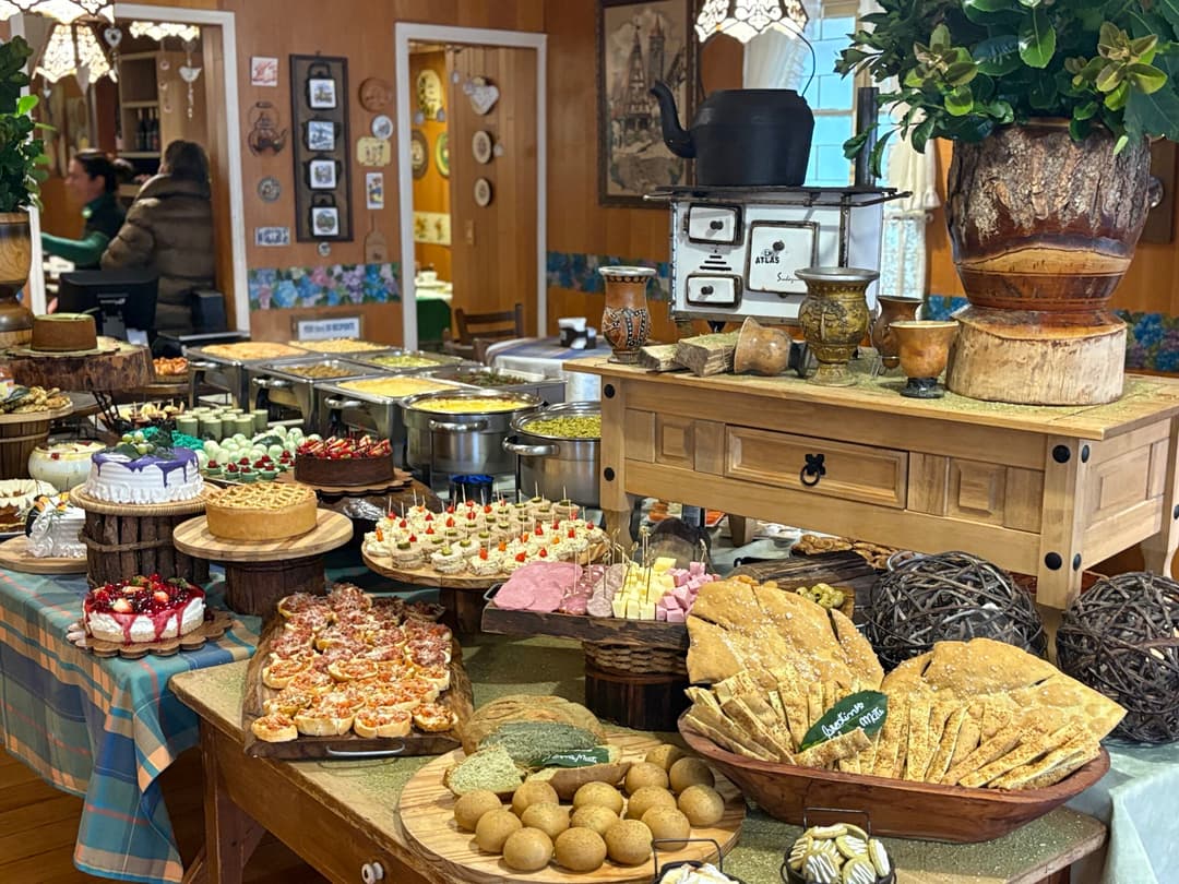 Café colonia Doces e Fricotes - Rota da Erva Mate